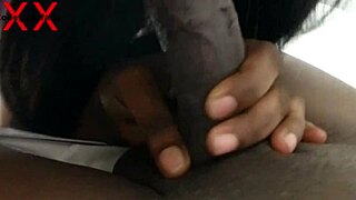 schoolgirl bends for big cock pounding creampie finish