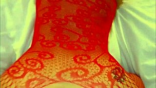 Fishnet asian slut takes rough pronebone pounding and sloppy head