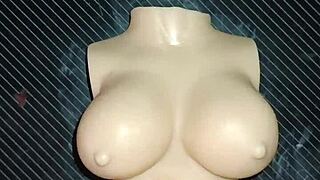 dolly begs for brutal double penetration tit cumshot