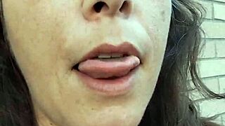 Kelly Kendricks Smokes Cigarettes Flaunting Sunlit Cleavage