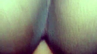 Wife rides dildo toy wildly!