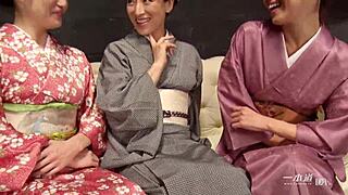 Mature Japanese milfs unleash in uncensored group orgy frenzy!