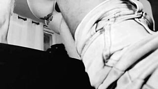 professor fucks tattooed student hard while boyfriend waits at school