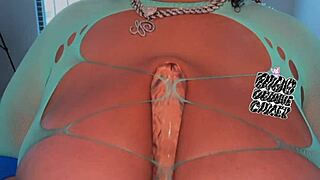 Goddess debbie demands cum tribute on oiled huge tits joi