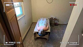 security cam catches wife fucking masseur at home