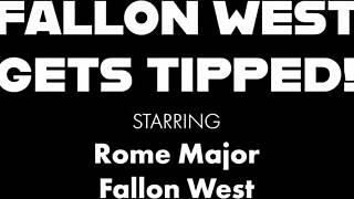 Rome Major spanks big tits Italian babe till she squirts hard