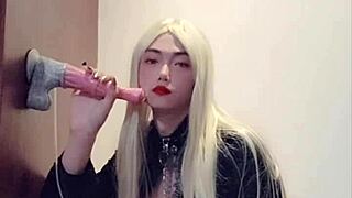 how comfy is banging a shemale with huge cock in high heels?