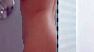 solo gal fingers her wet pussy lips intimately