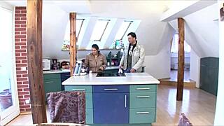 neighbor housewife spreads pussy for mature monster cock pounding