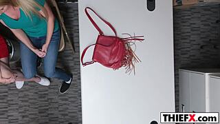 two sultry teen thieves caught and hardcore ass fucked by burglar