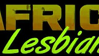 African Lesbians Rampage Fingering Licking on Raw Homemade Tape