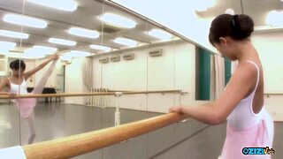 i discover a graceful naked ballerina posing seductively on stage