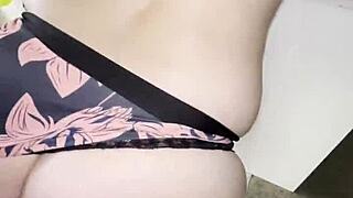 stepmom's wet pussy takes big cock after hubby leaves kitchen pounding