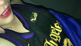 damn this sexy colombian rides that thick cock hard in the hotel room