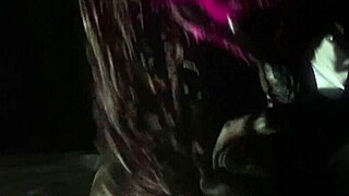 Oiled Black Babe Gives Intense Banana Big Cock Blowjob