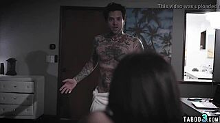 Innocent babe's first rough anal assfucking stretches tight hole boldly