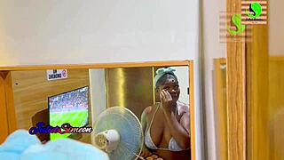 Pussy drips slow cream after intense squirting ride