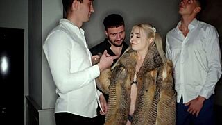 little tourist slut begs for three spanish cocks double vaginal orgy