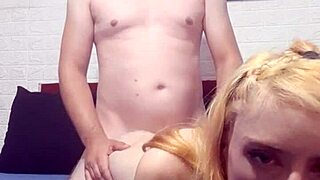 young petite gets monster fisted and deepthroated by older bull