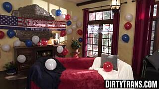 Penny Barber's Voluptuous Passion Ignites with Kasey Kei's Trans Touch