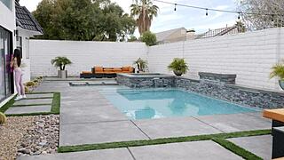 The personal trainer relentlessly pounds Eva Long's tight wet pussy testing her endurance with his massive cock in steamy session