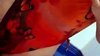 Tattooed Brazilian milf big tits seduce monster cock tasty handjob