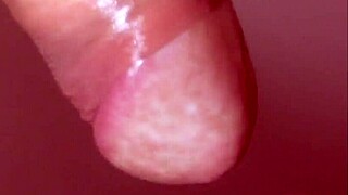 Wife teases with close-up blowjob and swallows cum at work