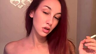 i'm artemisia love, smoking ignites my big tits fetish