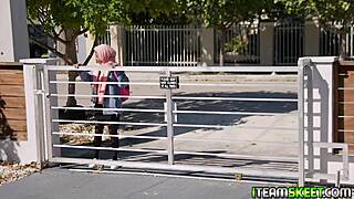 hey neighbor, bend over and take my cock doggystyle babe