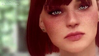 3D Cartoon Girl Dances Slutty for Money Episode One 60 FPS