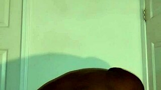 i spread my ass wide while stretching in yellow meditating pose