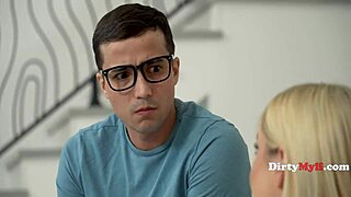 oiled milf nerd hardcore fucked until massive cum dump