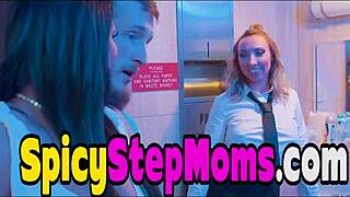 Busty Milf Boobjob Fucks Lucky Neighbor Free