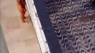 hey hubby i'm beach bound but riding neighbor's cock for facial creampie