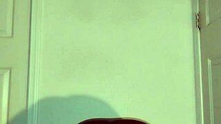 i spread my ass wide while stretching in yellow meditating pose