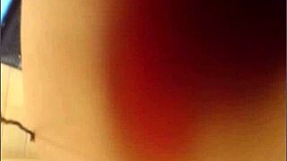 young blonde's tight pussy stretched by toys on webcam