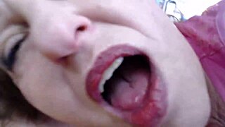 snoring giantess wakes to massive face fucking in fetish roleplay