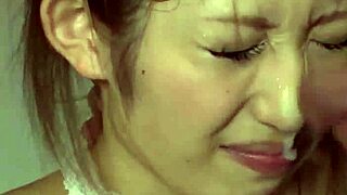 Meri Kanami's Gargle Blowjob Ends In Hot Facials