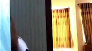 ha yen bends over bathroom sink for doggystyle pounding