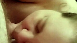 My bbw wife kneels eagerly sucking my throbbing cock hungrily