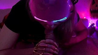 Halloween Bunny's Spooky Blowjob Tease You?