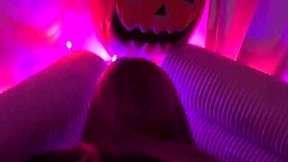 Halloween Bunny's Spooky Blowjob Tease You?