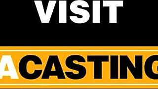 Nerdy Glasses Latina Teen Ignites Casting with Hardcore Blowjob and Fucking