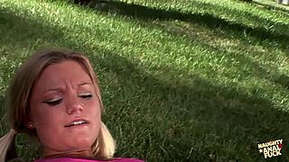 athletic small tits teen tamed by boyfriend's rough anal doggy