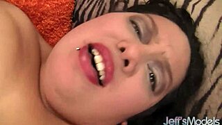 Chubby Latina Lorelai Givemore's Huge Fat Pussy Gets Drilled By Massive Cock Deep!