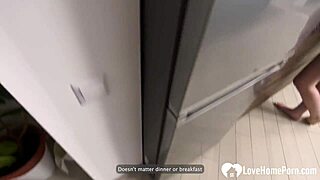 Skipping Breakfast Leads to Rough Spanking and Kitchen Pounding