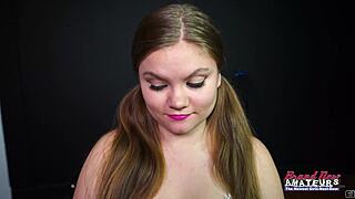 petite lauren's sweet face hides webcam sloppy deepthroat rimjob swallow