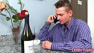 Hey, trans nurse Bruna Castro cures her patient with a steamy bareback flip fuck!