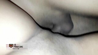 mystery babe sneaks into bedroom for steamy under-sheet pounding session