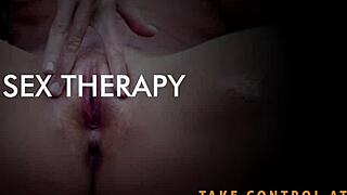 Petite brunette babe's hardcore POV ride in sex therapy